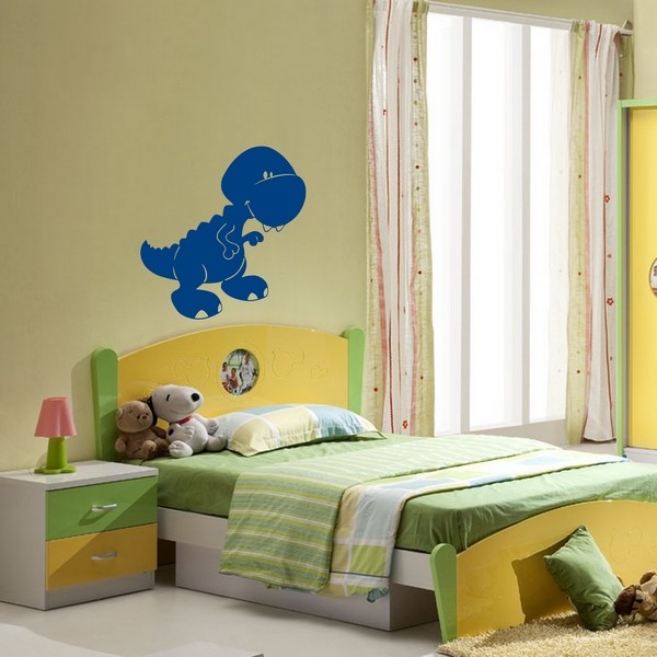 Example of wall stickers: Alex the T-Rex